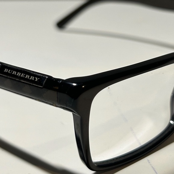 Burberry Eyeglasses Frames B 2086 3001 Black Brown Nova Check Pattern 54-17[ ]14 - Picture 3 of 6